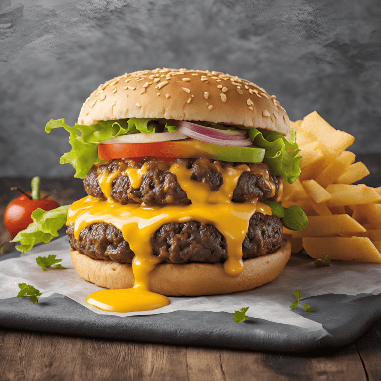 La Berărie - Dublu Cheesy Burger