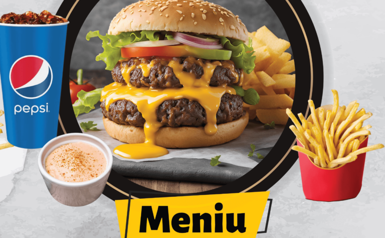 La Berărie - Meniu Dublu Cheesy Burger